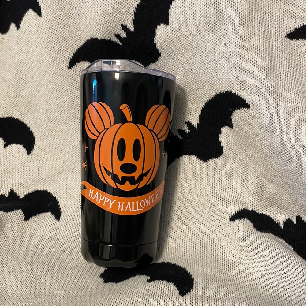Halloween Mickey pumpkin tumbler